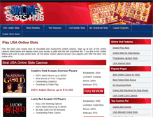 Tablet Screenshot of onlineslotshub.com